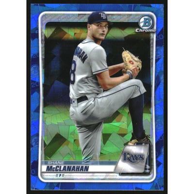 2020 Bowman Chrome Draft Sapphire #BD135 Shane McClanahan