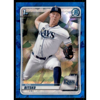 2020 Bowman Chrome Draft Sapphire #BD61 Nick Bitsko