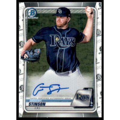2020 Bowman Chrome Prospect Autographs #CPAGST Graeme Stinson