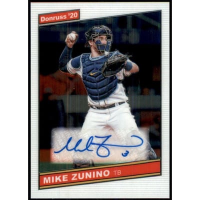 2020 Donruss Optic Retro '86 Signatures #38 Mike Zunino