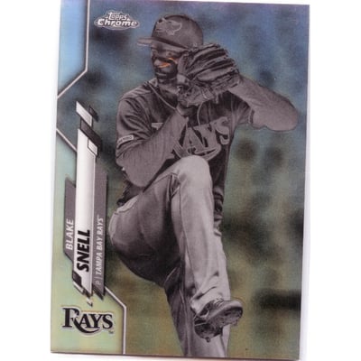 2020 Topps Chrome Negative Refractors #68 Blake Snell