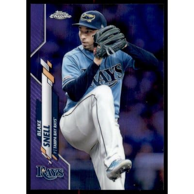 2020 Topps Chrome Purple Refractors #68 Blake Snell