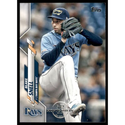 2020 Topps Factory Set 582 Montgomery Club #507 Blake Snell