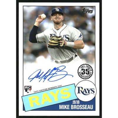 2020 Topps Update '85 Topps Autographs #85BAMB Mike Brosseau