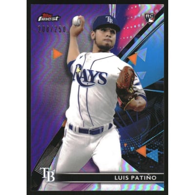 2021 Finest Purple Refractors #79 Luis Patino