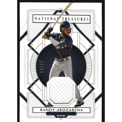 2021 Panini National Treasures #67 Randy Arozarena JSY/99