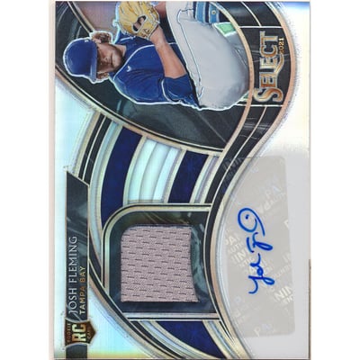 2021 Select Rookie Jersey Autographs Holo #53 Josh Fleming