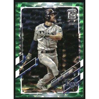 2021 Topps Green Foil #334 Brandon Lowe
