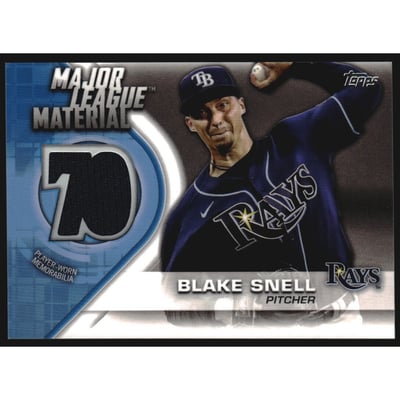 2021 Topps Major League Material Relics #MLMBS Blake Snell