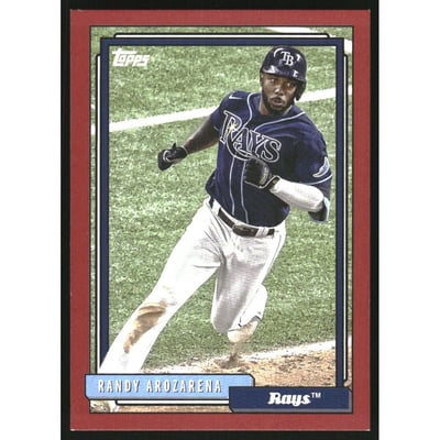 2021 Topps Update '92 Topps Redux Red #T9246 Randy Arozarena