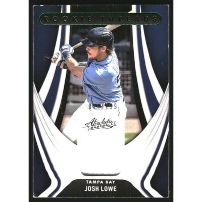 2022 Absolute Rookie Threads Retail Green #27 Josh Lowe/199