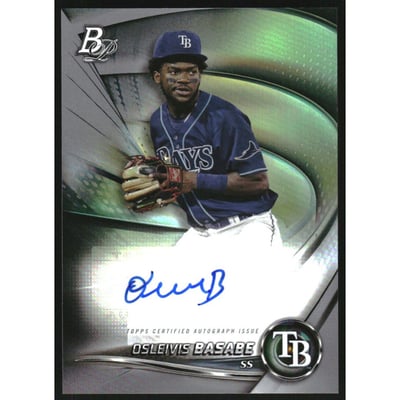 2022 Bowman Platinum Top Prospects Autographs #TOP22 Osleivis Basabe