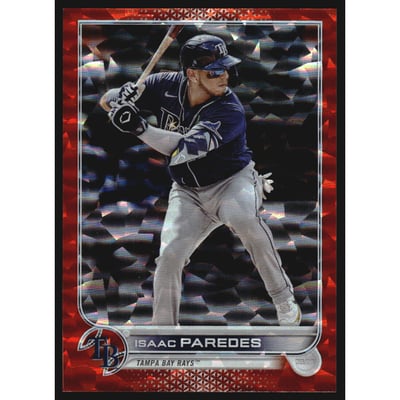 2022 Topps Update Orange Foil #US123 Isaac Paredes