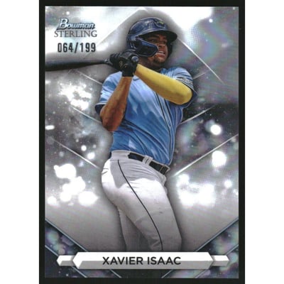 2023 Bowman Sterling Prospects Refractors #BSP90 Xavier Isaac