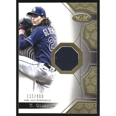 2023 Topps Tier One Relics #T1RTGLA Tyler Glasnow B/400