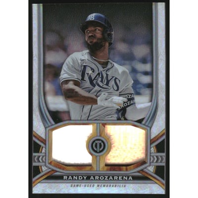 2023 Topps Tribute Dual Relics #DRRA Randy Arozarena