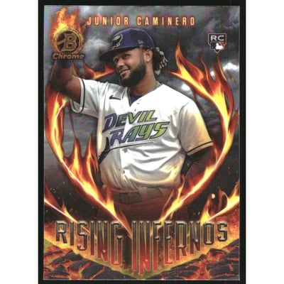 2024 Bowman Chrome Rising Infernos #RI6 Junior Caminero