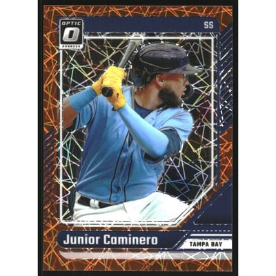 2024 Donruss Optic Orange Velocity #40 Junior Caminero