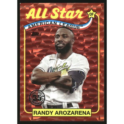 2024 Topps '89 Topps All Star Orange Foil #89ASB42 Randy Arozarena