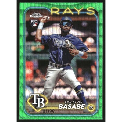 2024 Topps Chrome Green Wave Refractors #41 Osleivis Basabe