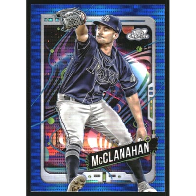 2024 Topps Cosmic Chrome Blue Moon Refractors #40 Shane McClanahan
