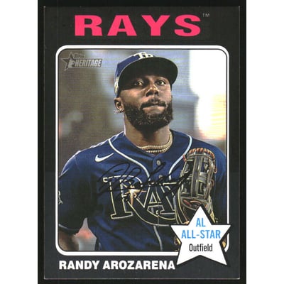 2024 Topps Heritage Mini Black Border #74 Randy Arozarena