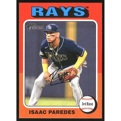 2024 Topps Heritage #50 Isaac Paredes SP