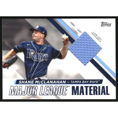 2024 Topps Major League Material #MLMSM Shane McClanahan