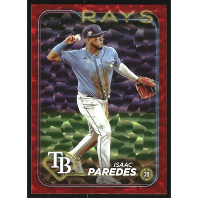 2024 Topps Red Foil #392 Isaac Paredes