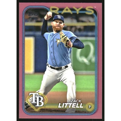 2024 Topps Update Mother's Day Pink #US139 Zack Littell