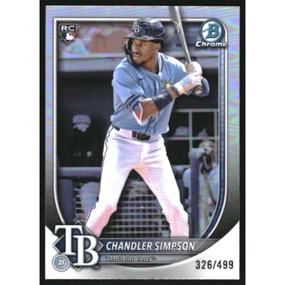 2025 Bowman Chrome Refractors #18 Chandler Simpson