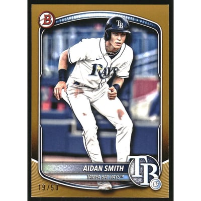 2025 Bowman Prospects Gold #BP81 Aidan Smith