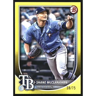 2025 Bowman Yellow #48 Shane McClanahan