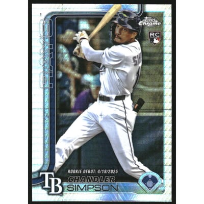 2025 Topps Chrome Update Prism Refractors #USC17 Chandler Simpson