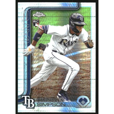2025 Topps Chrome Update Prism Refractors #USC179 Chandler Simpson