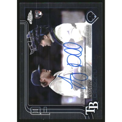 2025 Topps Chrome Update Rookie Debut Autographs #CRDALDR Logan Driscoll