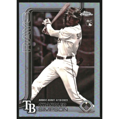 2025 Topps Chrome Update Sepia Refractors #USC17 Chandler Simpson
