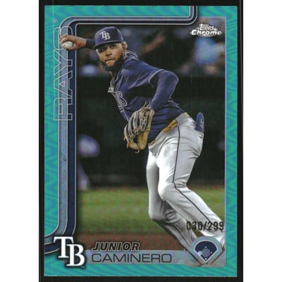2025 Topps Chrome Update Teal Refractors #USC109 Junior Caminero