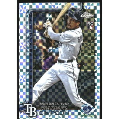 2025 Topps Chrome Update X-Fractors #USC17 Chandler Simpson