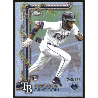 2025 Topps Holiday Chrome #HC38 Chandler Simpson