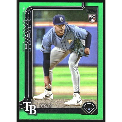 2025 Topps Update Green Rainbow Foil #US212 Eric Orze