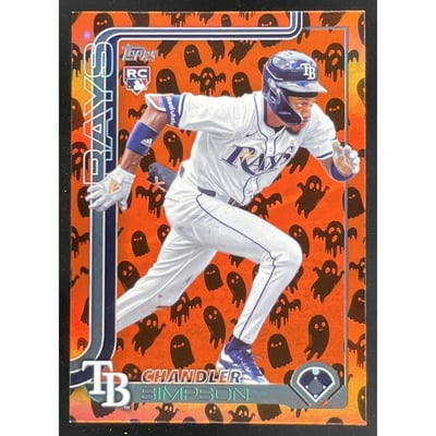2025 Topps Update Holiday Ghost #US277 Chandler Simpson RC