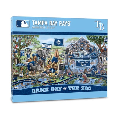 Tampa Bay Rays IDNA 10.5" x 28" Game Day at the Zoo 500-Piece Puzzle