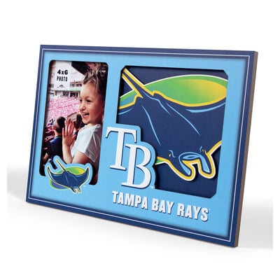 Tampa Bay Rays IDNA 3D Logo Series Picture Frame
