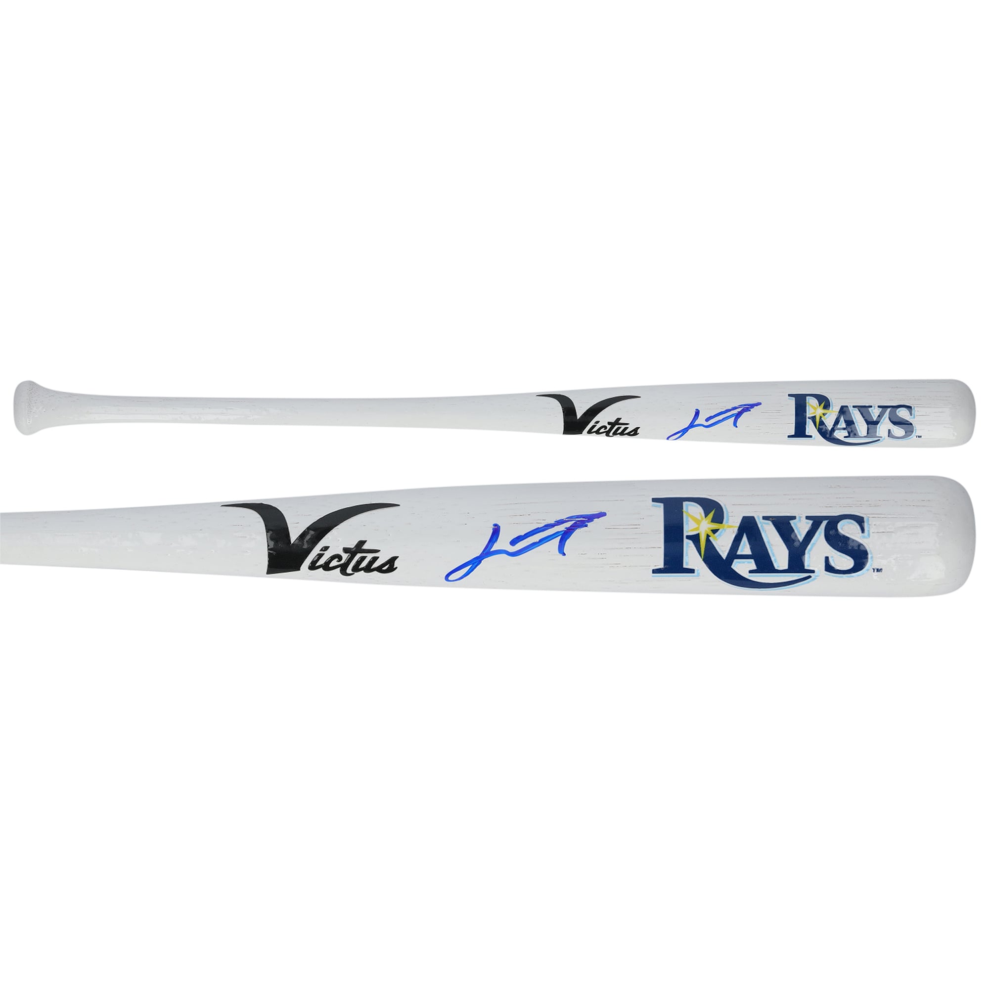 Bâton d'identification d'équipe Victus autographié par Junior Caminero des Rays de Tampa Bay