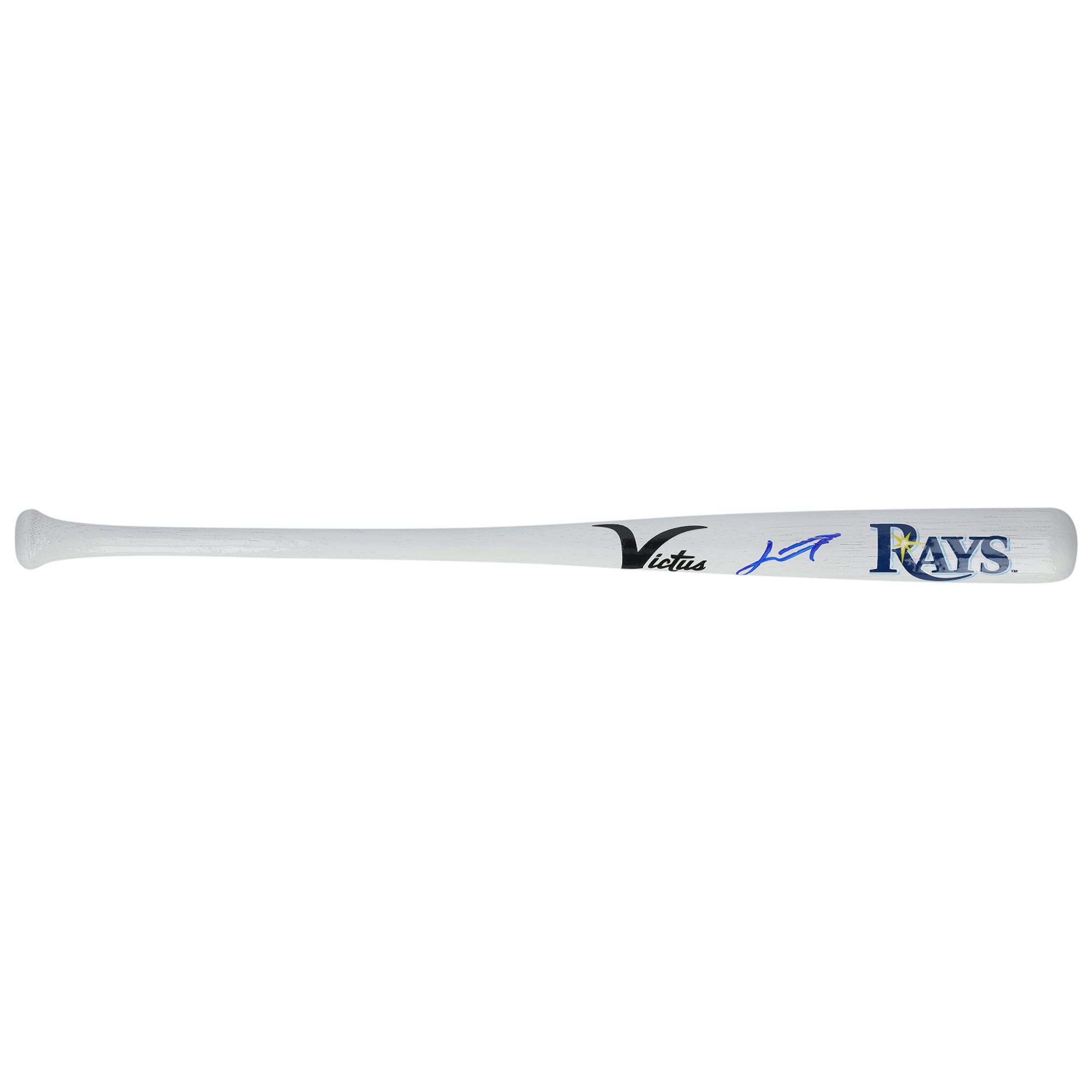 Bâton d'identification d'équipe Victus autographié par Junior Caminero des Rays de Tampa Bay