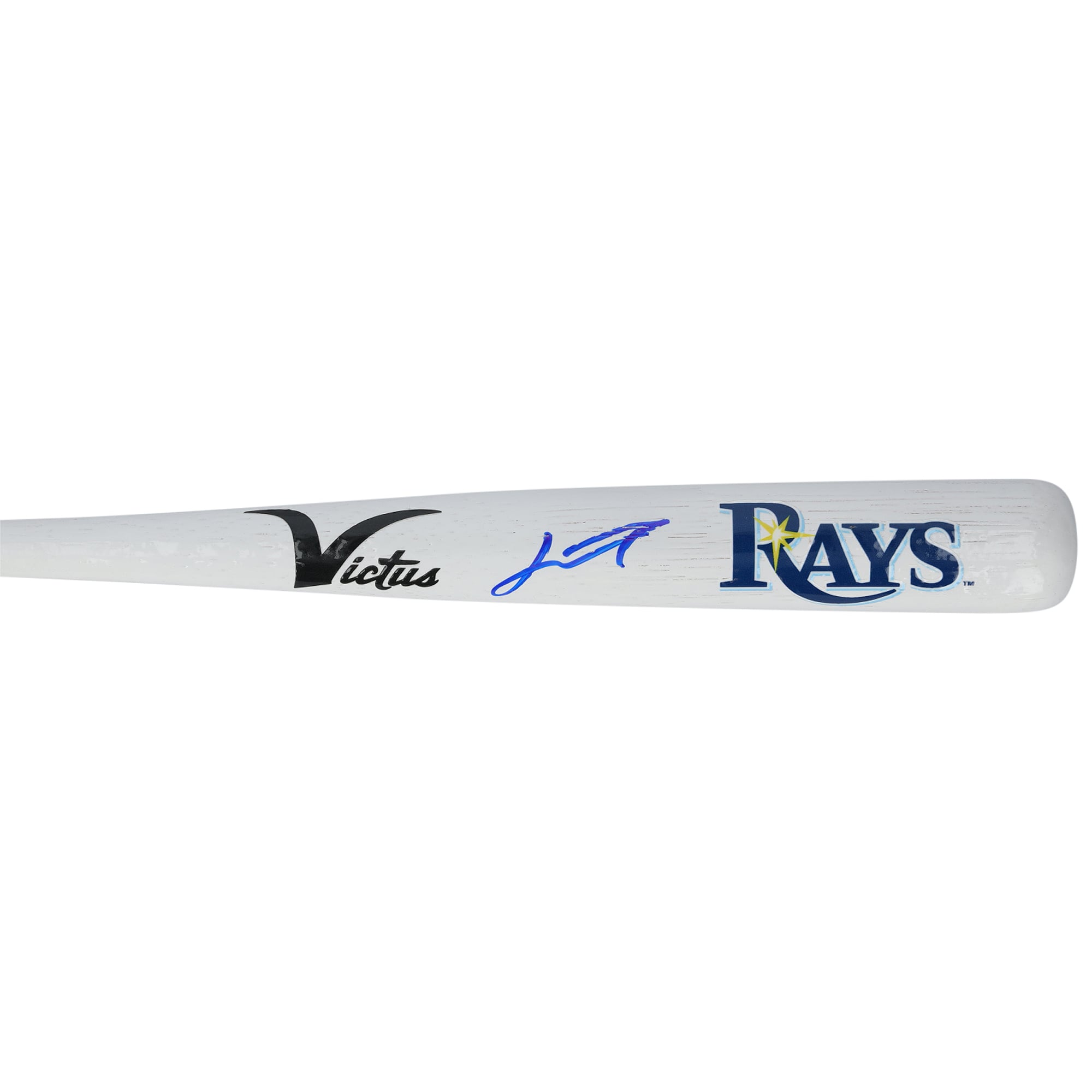 Bâton d'identification d'équipe Victus autographié par Junior Caminero des Rays de Tampa Bay
