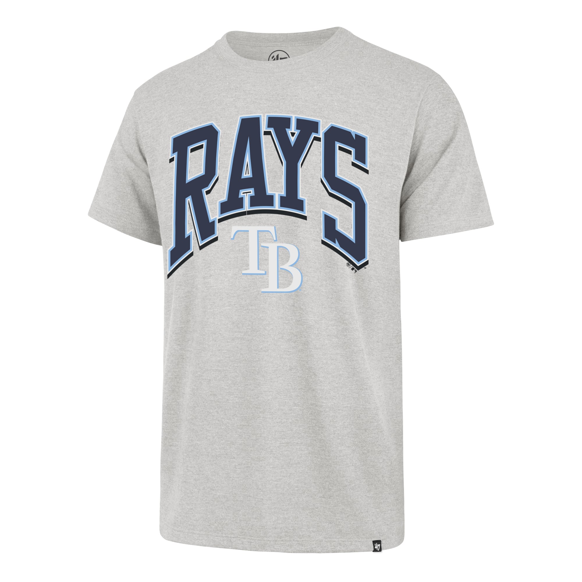 T-shirt homme « 47 Gray Tampa Bay Rays Walk Tall Franklin »