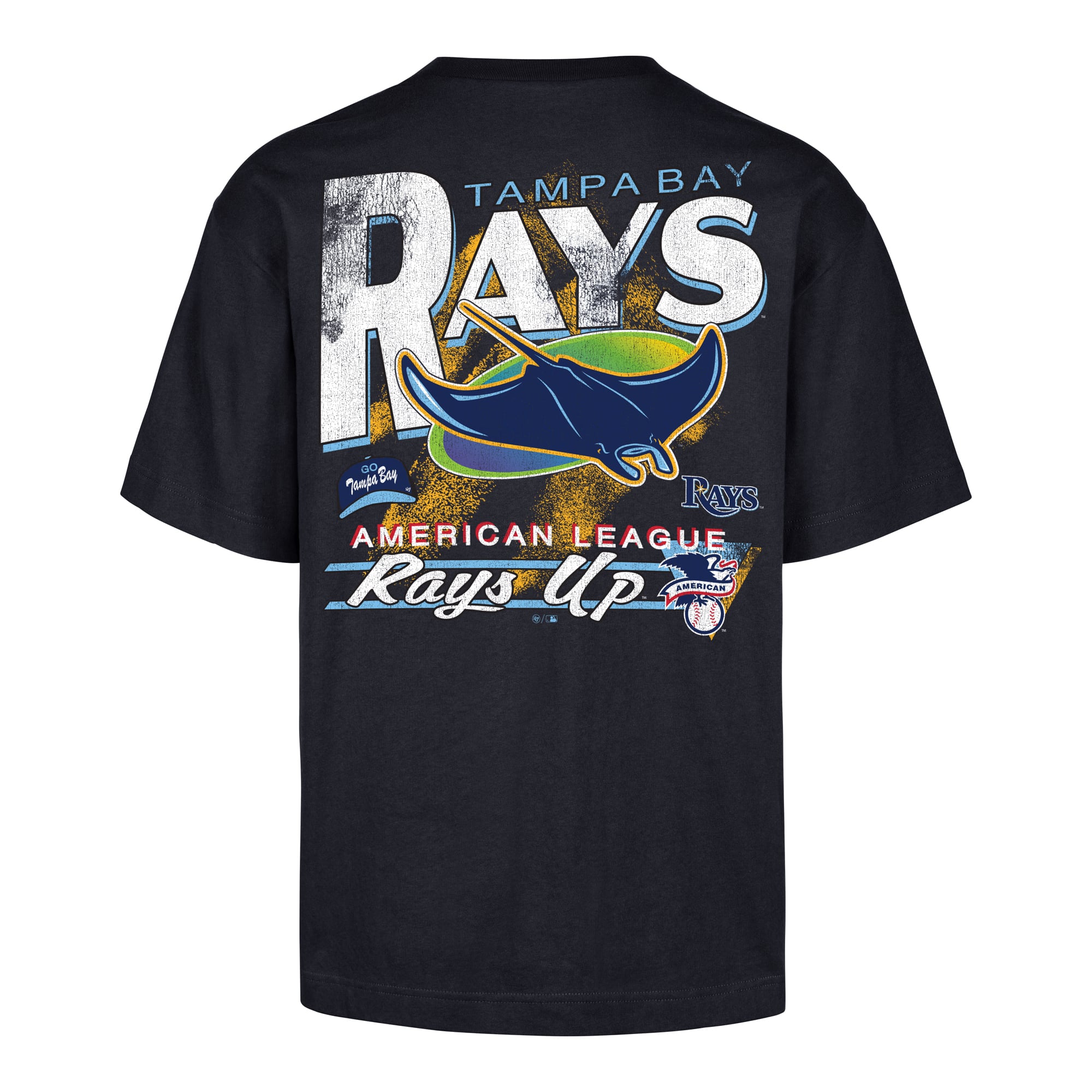 T-shirt homme '47 Navy Tampa Bay Rays Under Bar Foundation