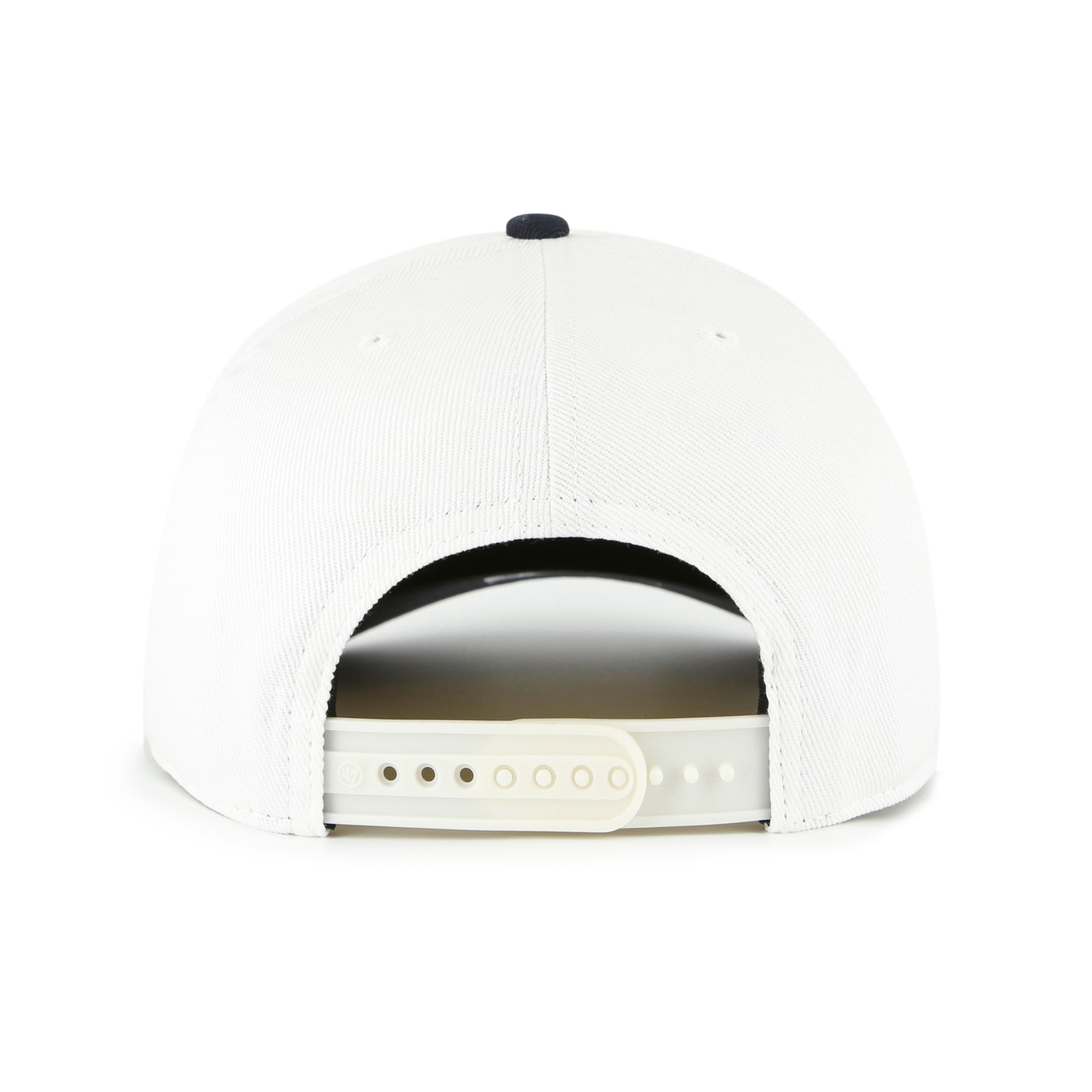Men's '47 White/Navy Tampa Bay Rays Enfield Hitch Adjustable Hat